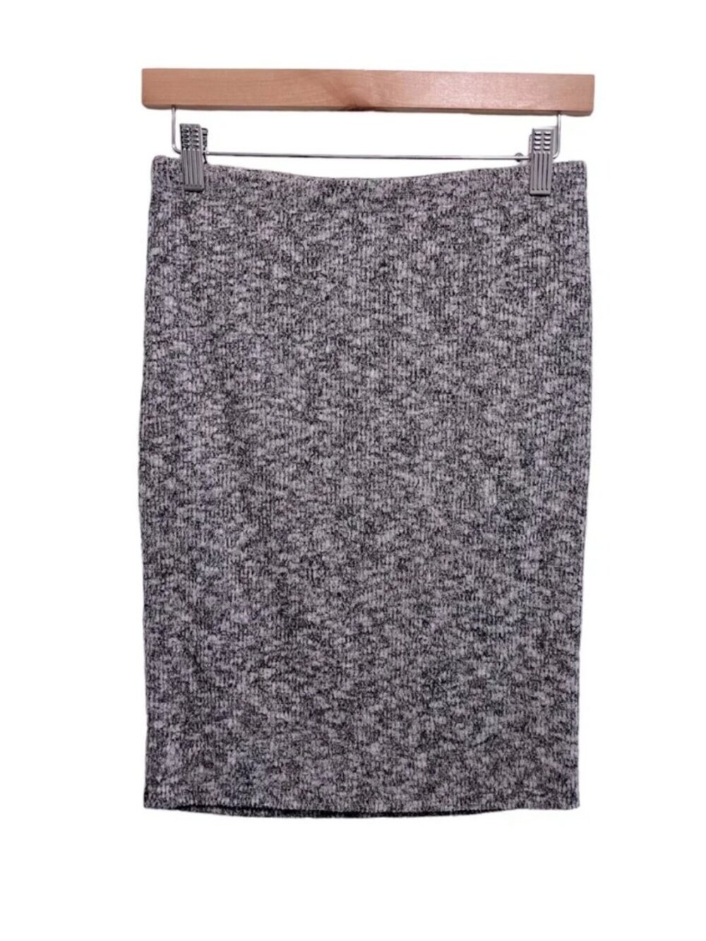 Express Heather Gray Knit Stretchy Pencil Skirt S